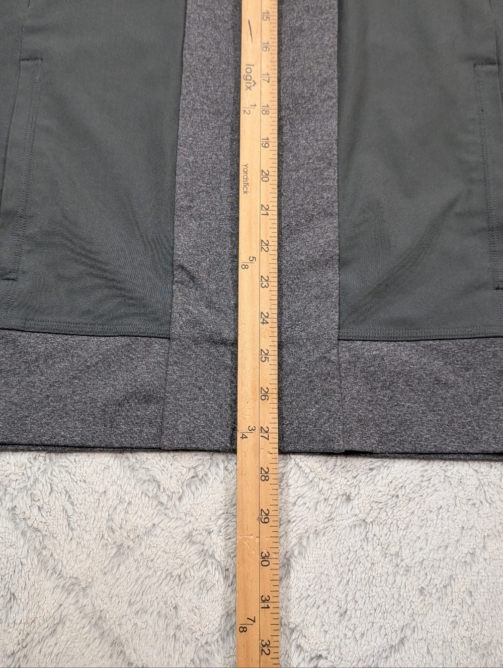 Lululemon Jacket Mens M Gray Heathered Tactic Zip Up Athletic Stretch Gym Casual - Picture 5 of 8